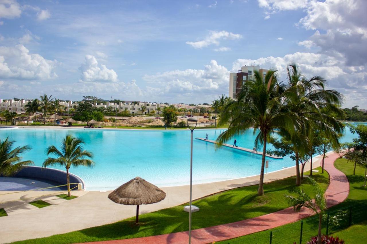 Departamento En Cancun Con 7 Albercas Tipo Playa Y Laguna المظهر الخارجي الصورة